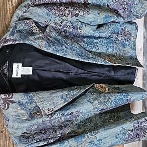 Chicos denim blazer